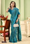 Ratnavali Vol 5 By Vallabhi Moss Georgette Floral Printed Saree Exporters In India